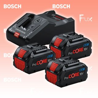 Bosch Professional Starter-Set 3 x ProCORE18V+ 8.0Ah + GAL 18V-160 C